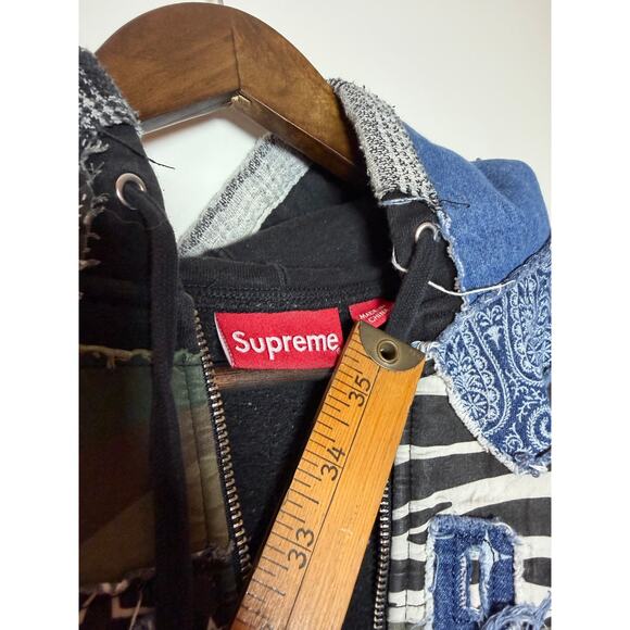 Supreme patchwork zip up jacket - Picture 9 of 10